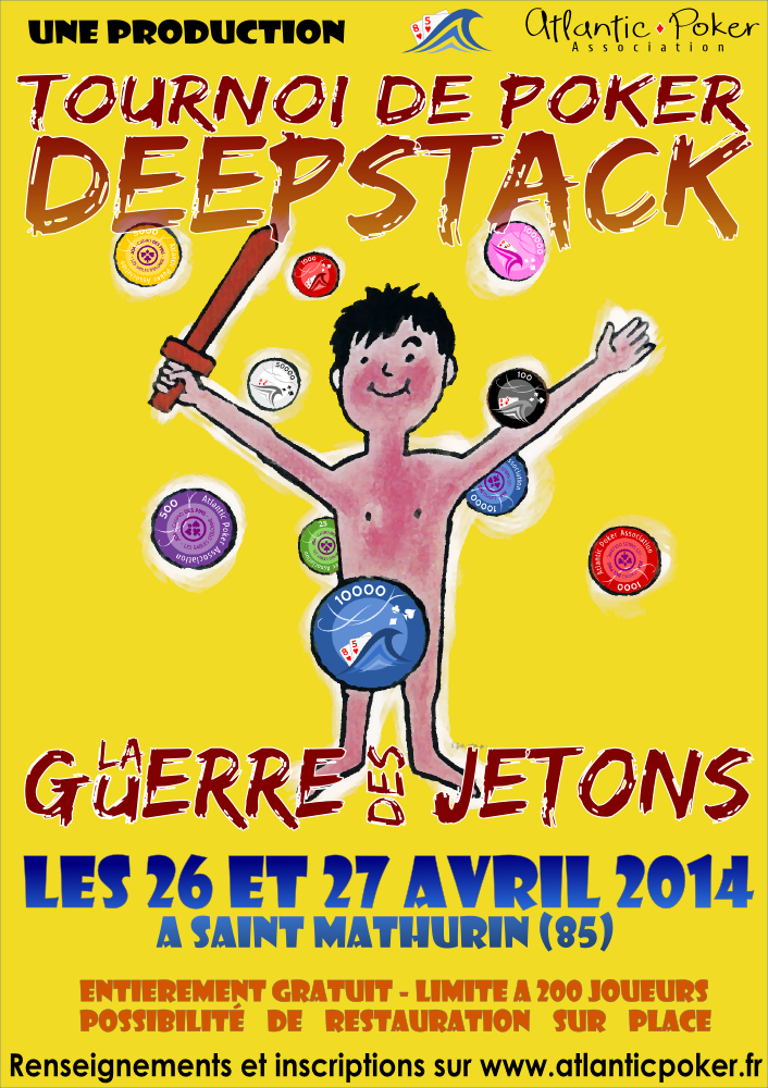 Tournoi de poker APA DeepStack